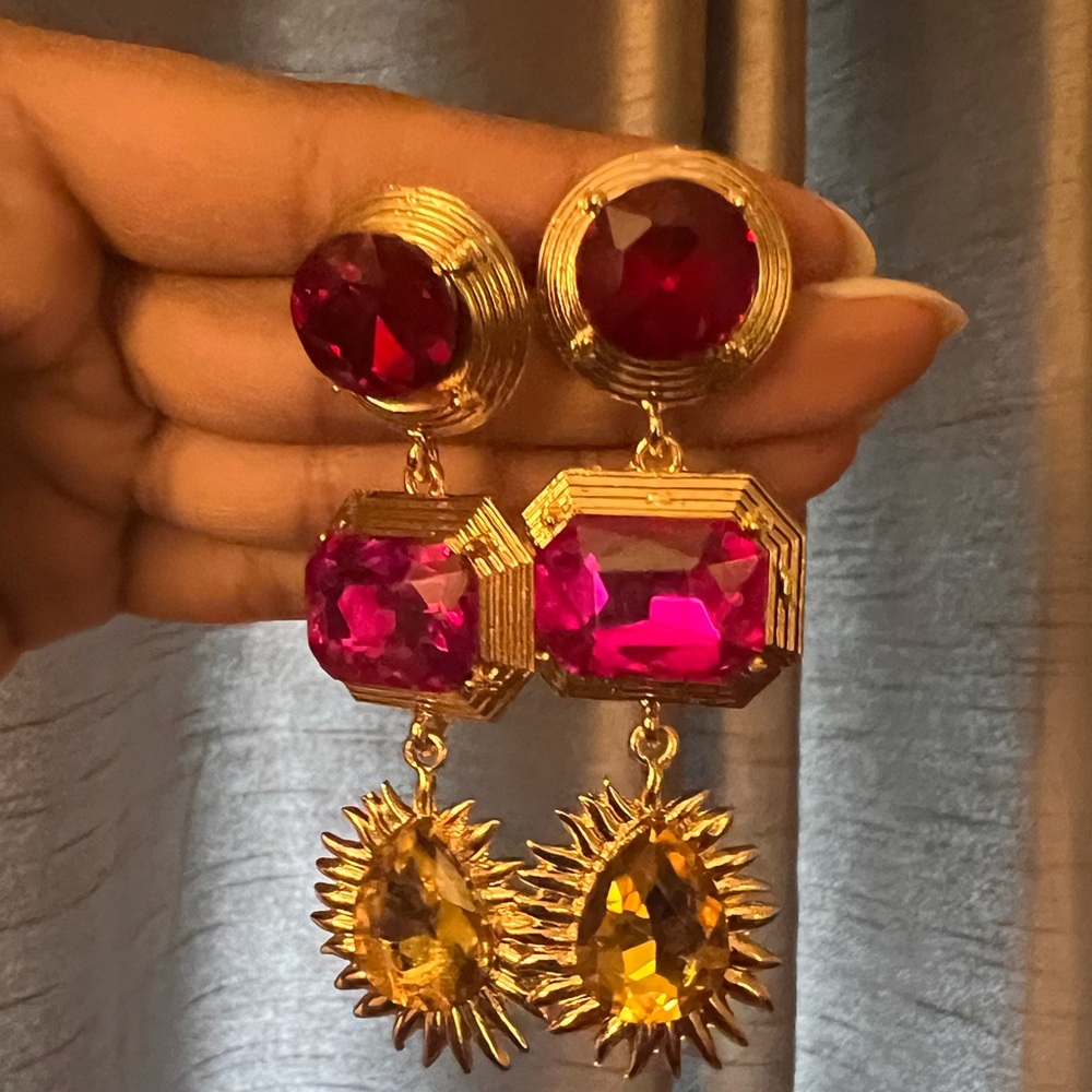 Colorful earrings